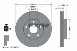 DISC FRANA TEXTAR 92139703 - Compatibil cu TOYOTA