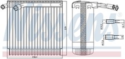 EVAPORATOR AER CONDITIONAT NISSENS 92129 - Compatibil cu VOLVO
