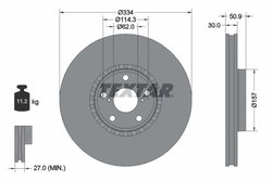 DISC FRANA TEXTAR 92147800 - Piesa auto compatibila cu mai multe marci