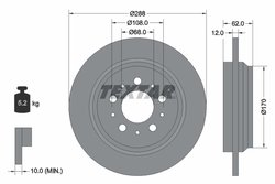 DISC FRANA TEXTAR 92149203 - Compatibil cu VOLVO