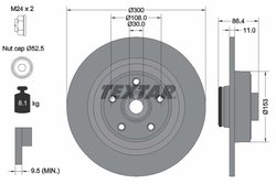 DISC FRANA TEXTAR 92159803 - Compatibil cu RENAULT