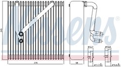 Evaporator aer conditionat Nissens 92164
