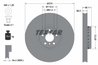 DISC FRANA TEXTAR 92290325 - Compatibil cu BMW