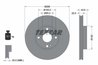 Disc frana Textar 92300903