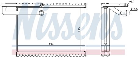 Evaporator aer conditionat Nissens 92323
