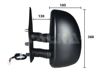 OGLINDA EXTERIOARA ALKAR 9239921 - Compatibil cu CITROEN, FIAT, PEUGEOT