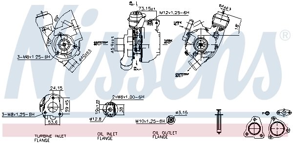 Turbina Nissens 93224