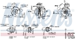 TURBINA NISSENS 93216 - Compatibil cu TOYOTA
