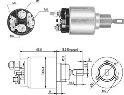 Solenoid electromotor Magneti Marelli 940113050048