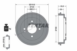 TAMBUR FRANA TEXTAR 94044400 - Compatibil cu KIA