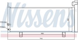 RADIATOR CLIMATIZARE NISSENS 940499 - Compatibil cu TOYOTA