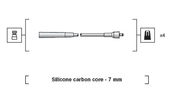 FISE BUJII MAGNETI MARELLI 941318111226 - Compatibil cu FSO