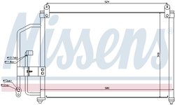 RADIATOR CLIMATIZARE NISSENS 94412 - Compatibil cu DAEWOO, ZAZ
