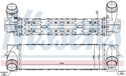 Intercooler Nissens 961244
