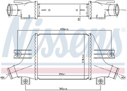 INTERCOOLER NISSENS 96163 - Compatibil cu CITROEN, MITSUBISHI, PEUGEOT