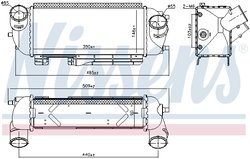 INTERCOOLER NISSENS 96192 - Compatibil cu HYUNDAI, KIA