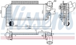 Intercooler Nissens 96251