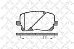 SET PLACUTE FRANA STELLOX 965 000B-SX - Compatibil cu GREAT WALL, TOYOTA