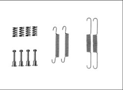 SET ACCESORII SABOTI FRANA TEXTAR 97043600 - Compatibil cu DAIMLER, JAGUAR