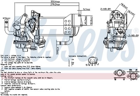 SUPAPA EGR NISSENS 98230 - Compatibil cu VW