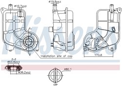 VAS EXPANSIUNE LICHID RACIRE NISSENS 996287 - Compatibil cu AUDI, SEAT, VW