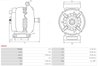 ALTERNATOR AS-PL A0043 - Compatibil cu FORD