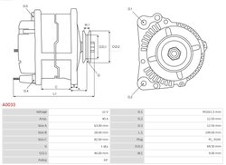 Alternator AS-PL A0033