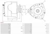 ALTERNATOR AS-PL A0105 - Compatibil cu AUDI, VW