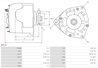 ALTERNATOR AS-PL A0115 - Compatibil cu BEDFORD, OPEL, VAUXHALL