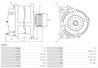 ALTERNATOR AS-PL A0486 - Compatibil cu PORSCHE