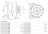 ALTERNATOR AS-PL A3249(VALEO) - Piesa auto compatibila cu mai multe marci