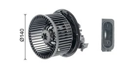 Ventilator habitaclu MAHLE AB 228 000S