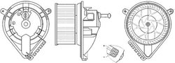 Ventilator habitaclu MAHLE AB 271 000S
