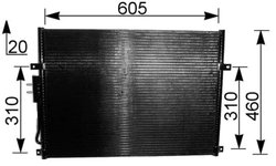 RADIATOR CLIMATIZARE MAHLE AC 219 000S - Compatibil cu JEEP