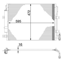 Radiator climatizare MAHLE AC 273 000S