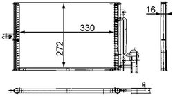 Radiator climatizare MAHLE AC 317 000S