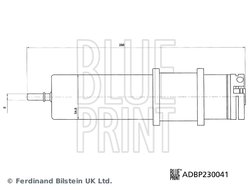 Filtru combustibil Blue Print ADBP230041