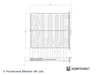 Filtru aer habitaclu Blue Print ADBP250067