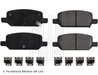 Set placute frana Blue Print ADBP420086