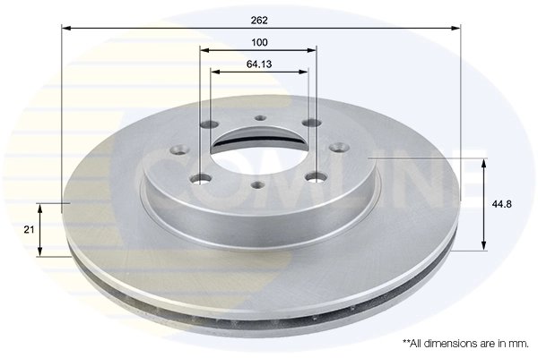 DISC FRANA COMLINE ADC0506V - Compatibil cu HONDA, LOTUS, MG, ROVER