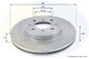 DISC FRANA COMLINE ADC0506V - Compatibil cu HONDA, LOTUS, MG, ROVER