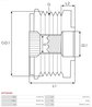 Fulie alternator AS-PL AFP3044S