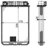 Schimbator caldura incalzire habitaclu MAHLE AH 77 000P