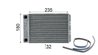 Schimbator caldura incalzire habitaclu MAHLE AH 77 000P