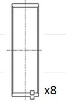 CUZINETI BIELA FAI AUTOPARTS BB2029-STD - Compatibil cu MERCEDES-BENZ