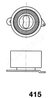 Mecanism tensionare curea distributie Japanparts BE-415