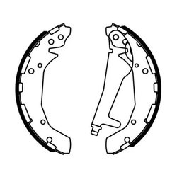 Set saboti frana ABE C0Y008ABE