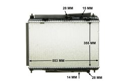 Radiator racire motor MAHLE CR 1135 000P