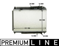 Radiator racire motor MAHLE CR 1135 000P