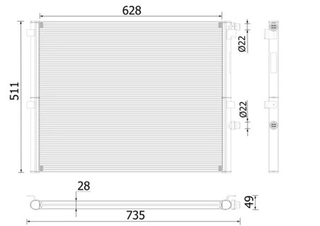 RADIATOR RACIRE MOTOR MAHLE CR 2307 000P - Compatibil cu BMW